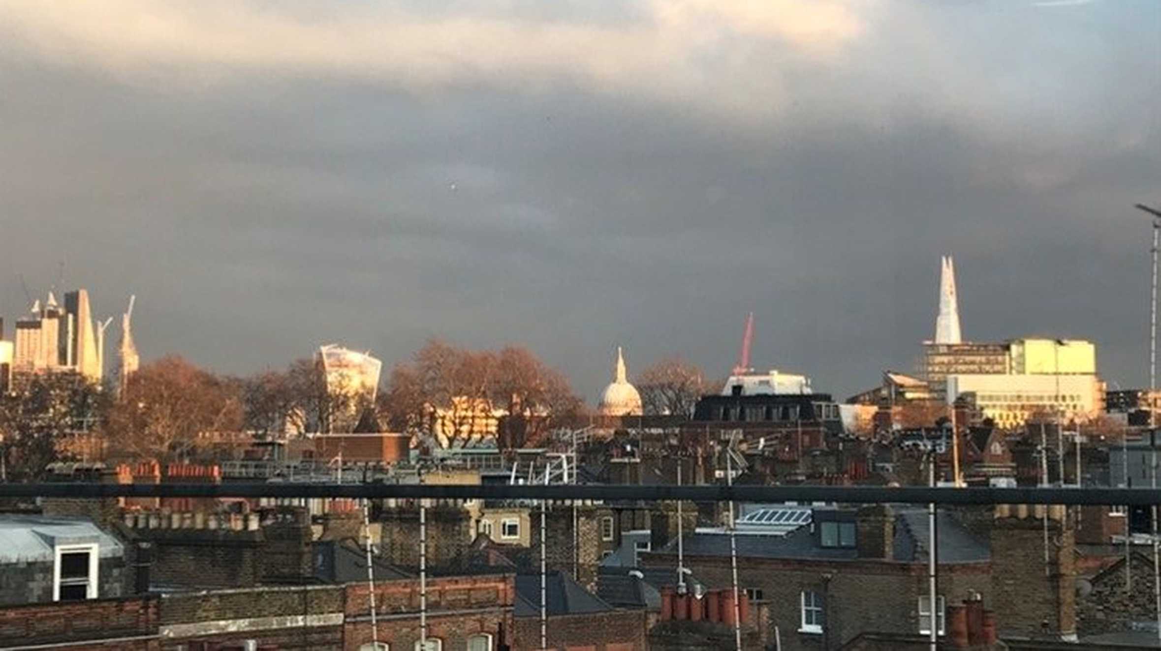 The view of The Shard from GOSH that inspired Angel's wish.